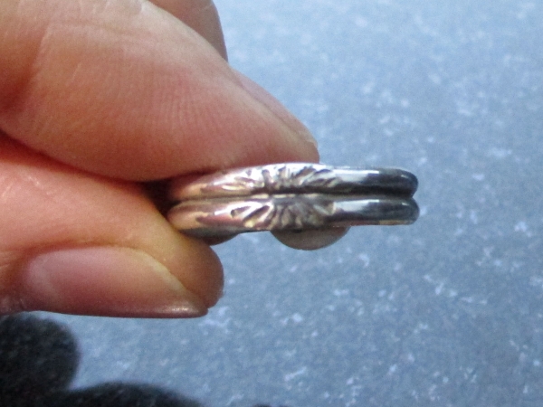 Labradorite Ring Size 6 Set in Sterling Silver with Round Labradorite Gemstone a