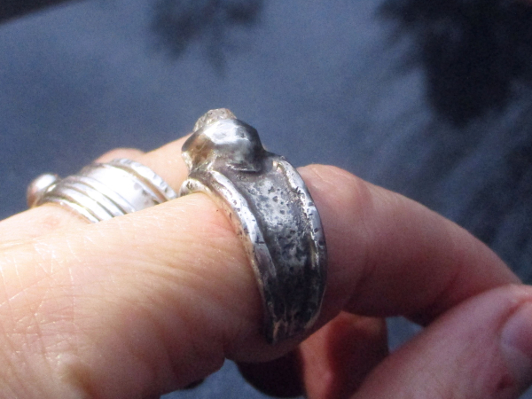 Handmade Herkimer Diamond RIng 925 Sterling Silver Statement  Size 6 Crystal Rin