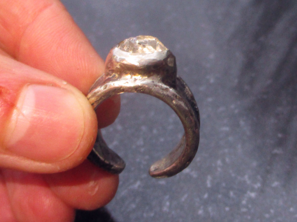 Handmade Herkimer Diamond RIng 925 Sterling Silver Statement  Size 6 Crystal Rin