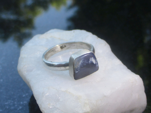 Boulder Opal Ring 925 Sterling Silver Australian Opal Size 8 Handmade Rings for