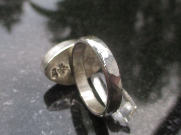 Handmade Indonesian Opal Ring 925 Sterling Silver Made with Indonesian Opalized