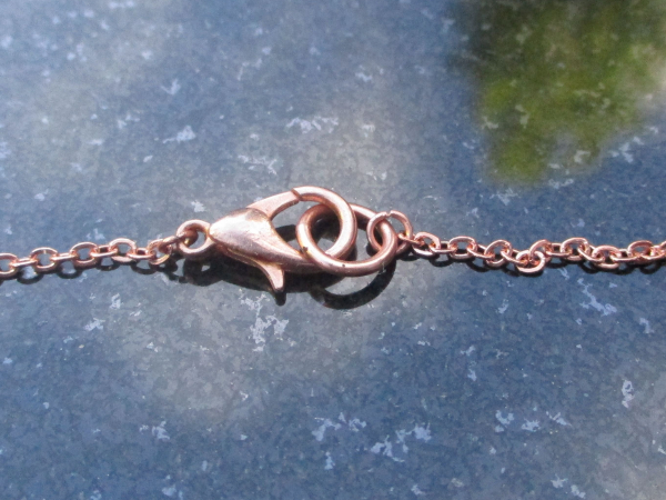 Handmade Druzy Geode Copper Electroformed Necklace with Black Tabasco Geode Quar