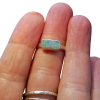Handmade Opal Ring  Sterling Silver Size 6.5 Australian Opal Rings for Women