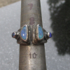 Handmade Boulder Opal Sterling Silver Statement Ring Size 9