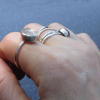 Handmade Herkimer Diamond Ring Size 8 Set in 925 Sterling Silver Natural Herkime