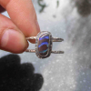 Handmade Boulder Opal Ring 925 Sterling Silver Australian Opal Handmade Size 7 R