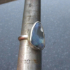 Handmade Boulder Opal Ring Sterling Silver Size 8.5 with Natural Australian Opal