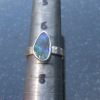 Handmade Boulder Opal Ring 925 Sterling Silver with Australian Opal Rings for Wo
