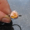 Handmade Opal Ring 925 Sterling Silver Size 7 with Natural Mexican Opal  Cantera