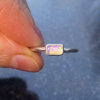 Handmade Australian Opal Ring Sterling Silver Size 7 Stackable Rings for Women