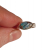Boulder Opal Stacking Ring Handmade with Natural Australian Opal and 925 Sterlin