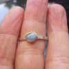 Opal Silver Ring Handmade with 925 Sterling Silver and Australian Boulder Opal