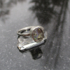 Boulder Opal Ring Handmade with Australian Opal set in Sterling Silver Size 6 St