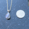 Handmade Boulder Opal Necklace with Natural Australian Opal Pendant October Birt