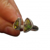 Handmade Ammolite Ring Sterling Silver Size 8 Adjustable Fossil Rings for Women