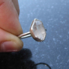 Handmade Herkimer Diamond Ring Size 8 Set in 925 Sterling Silver Natural Herkime