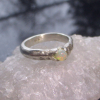 Handmade Opal Ring Sterling Silver Natural Ethiopian Fire Opal Chunky Band Rings