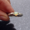 Handmade Opal Ring Sterling Silver Natural Ethiopian Fire Opal Chunky Band Rings