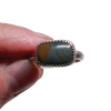 Handmade Jasper Ring: Sterliing Silver, Size 8.5, Oregon Jasper, Agate, Rings fo