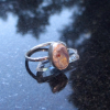 Handmade Cantera Opal Ring Sterling Silver Mexican Opal Size 7