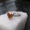 Handmade Opal Ring 925 Sterling Silver with Natural Mexican Opal Cantera Opal Ri