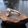 Handmade Herkimer Diamond Ring Size 6 Set in 925 Sterling Silver Natural Herkime