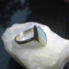 Handmade Australian Opal Ring 925 Sterling Silver Size 8 Rings for Women Handmade Australian Opal Ring 925 Sterling Silver Size 8 Rings for Women