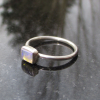 Crystal Opal Ring with Australian Opal Sterling Silver Size 9 Handmade Stackable Rings for Women Crystal Opal Ring with Australian Opal Sterling Silver Size 9 Handmade Stackable