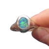 Handmade Opal Ring: 925 Sterling Silver Size 8.5 Rings for Women