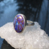 Handmade Mojave Turquoise Ring 925 Sterling Silver Rings for Women Size 7