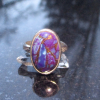 Handmade Mojave Turquoise Ring 925 Sterling Silver Rings for Women Size 7