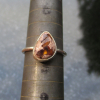 Handmade Cantera Opal Ring 925 Sterling Silver Size 7.5 Natural Mexican Opal