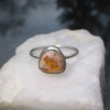 Handmade Opal Ring 925 Sterling Silver Size 7 with Natural Mexican Opal  Cantera