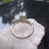 Handmade Oregon Sunstone Ring Sterling Silver Rough Crystal Rings for Women Size