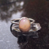 Handmade Opal Ring 925 Sterling Silver, Size 8, Stackable Rings for Women