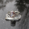 Boulder Opal Ring Handmade with Australian Opal set in Sterling Silver Size 6 St