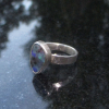 Handmade Boulder Opal Ring 925 Sterling Silver with Australian Opal Rings for Wo