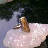 Handmade Oregon Sunstone Sterling Silver Crystal Rings Size 7
