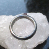 Handmade Ruby Crystal Ring Cast in 925 Sterling Silver Size 8 1/4 Ring with Textured Oxidized Finish Handmade Ruby Crystal Ring Cast in 925 Sterling Silver Size 8 1/4 Ring with Text