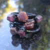 Raw Ruby Ring Ruby Copper Electroformed Rings Raw Stone July Birthstone Crystal
