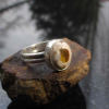 Handmade Cantera Opal Ring 925 Sterling Silver Size 7 Natural Opal from Mexico B