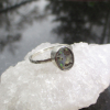 Boulder Opal Ring Handmade with Australian Opal set in Sterling Silver Size 6 St