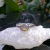 Handmade Opal Silver Ring Handmade with 925 Sterling Silver and Australian Opal