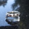 Handmade Pink Sapphire Ring 925 Sterling Silver Sand Cast Natural Sapphire Size 6 1/2  Rings for Women Handmade Pink Sapphire Ring 925 Sterling Silver Sand Cast Natural Sapphire Size