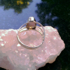 Oregon Sunstone Ring 925 Sterling Silver Schiller Handmade Crystal Rings for Wom