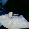 Handmade Opal RingnSterling Silver, Size 7 Australian Opal Rings for Women