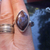 Handmade Boulder Opal Ring with Natural Australian Opal and 925 Sterling Silver