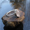 Handmade Herkimer Diamond Ring Size 8 Set in 925 Sterling Silver Natural Herkime