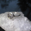 Moon Silver Ring Handmade Silver Nugget Stackable Ring Size 6.5 Moon Silver Ring Handmade Silver Nugget Stackable Ring Size 6.5