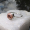 Opal Ring 925 Sterling Silver Size 6 Natural Mexican Opal Cantera Opal in Matrix Handmade Rings for Women Opal Ring 925 Sterling Silver Size 6 Natural Mexican Opal Cantera Opal in Matrix